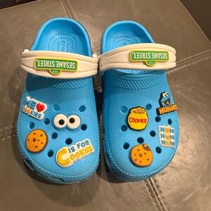 Toddler Cookie Monster Croc, Size 10